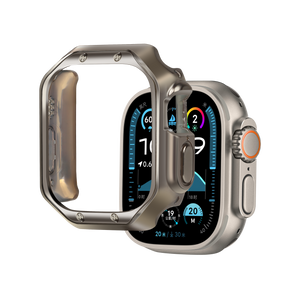 Bandz Funda TPU galvanizado Apple Watch Ultra - 49mm (titanio)