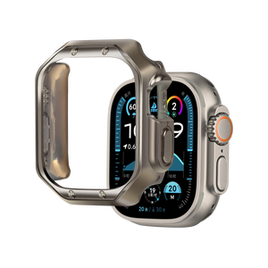 Bandz Funda TPU galvanizado Apple Watch Ultra - 49mm (titanio)