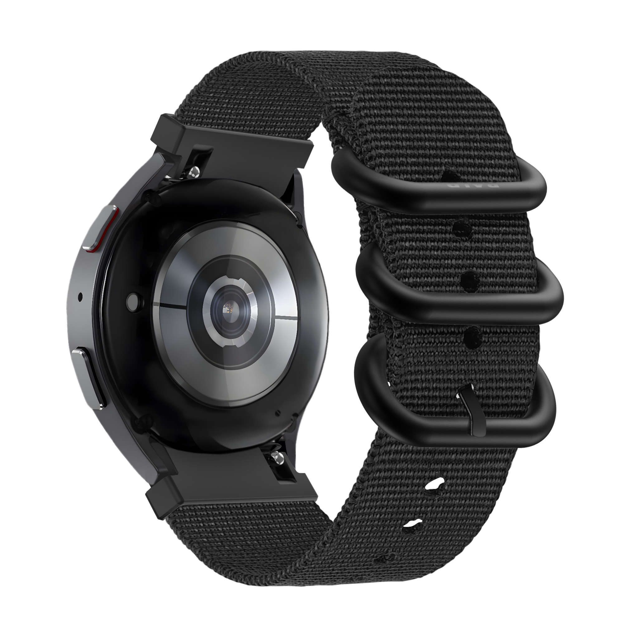 BALR Samsung Galaxy Watch 42mm Nylon Strap with Buckle (Black)
