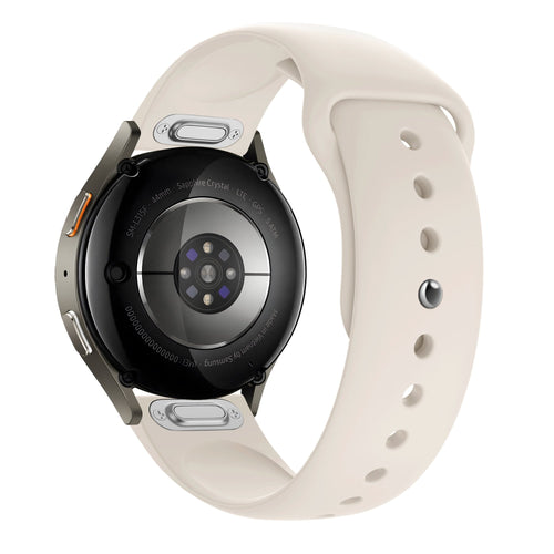 Bandz Correa deportiva 'Easy Fit' Pebble Round 2 - 20mm (blanco estrella)