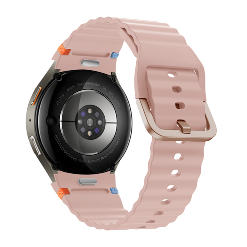 Bandz Correa Wave 'Easy Fit' Samsung Galaxy Watch 4 Classic 42mm (rosa claro)