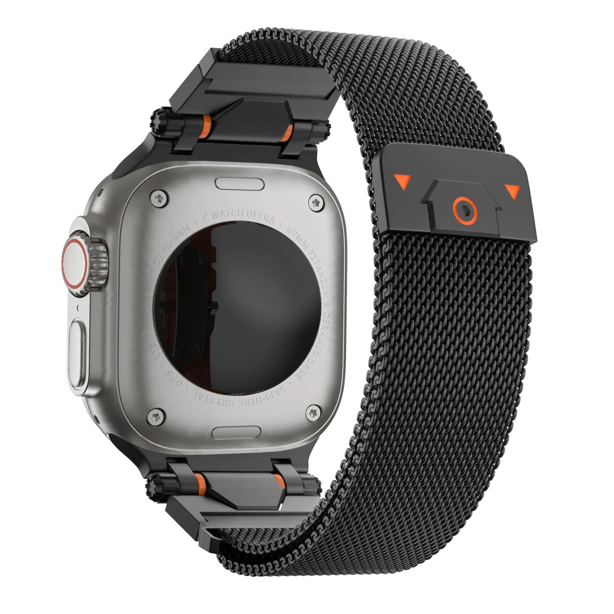 Correa milanesa Loop rigide Apple Watch (negro)