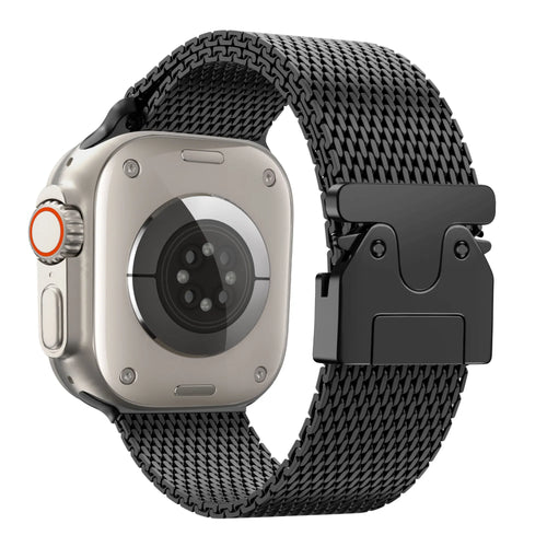Bandz Correa Milanesa Loop con P-buckle Apple Watch (negra)