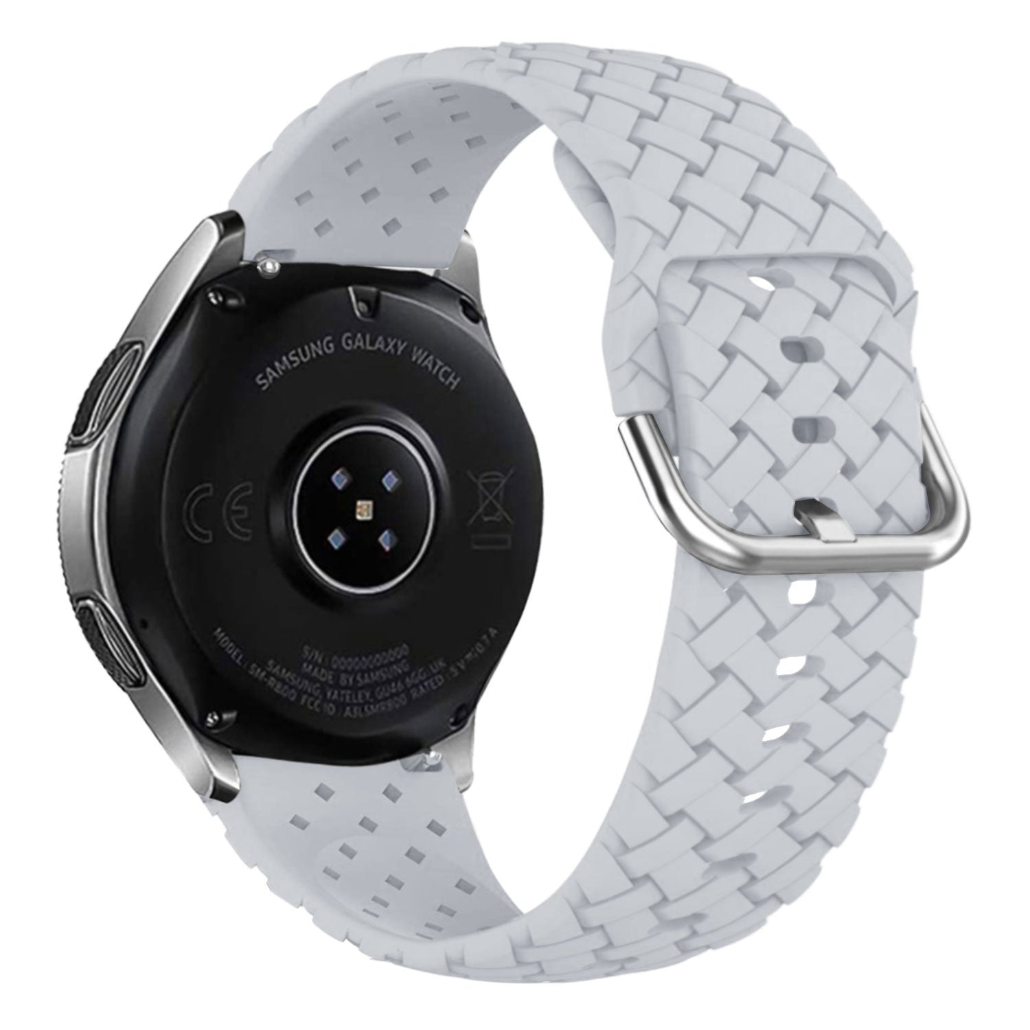 Correa silicona trenzada Amazfit Active 2 (gris)