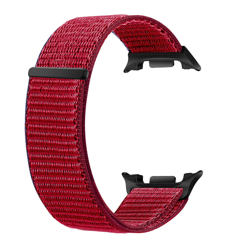 Correa nylon Samsung Galaxy Watch 8 - 40mm (rojo mix)
