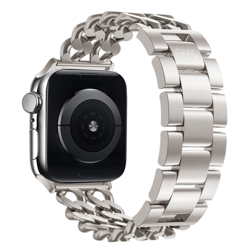Correa acero cadena Apple Watch xoxo Wildhearts  - 38/40/41/42mm (blanco estrella)
