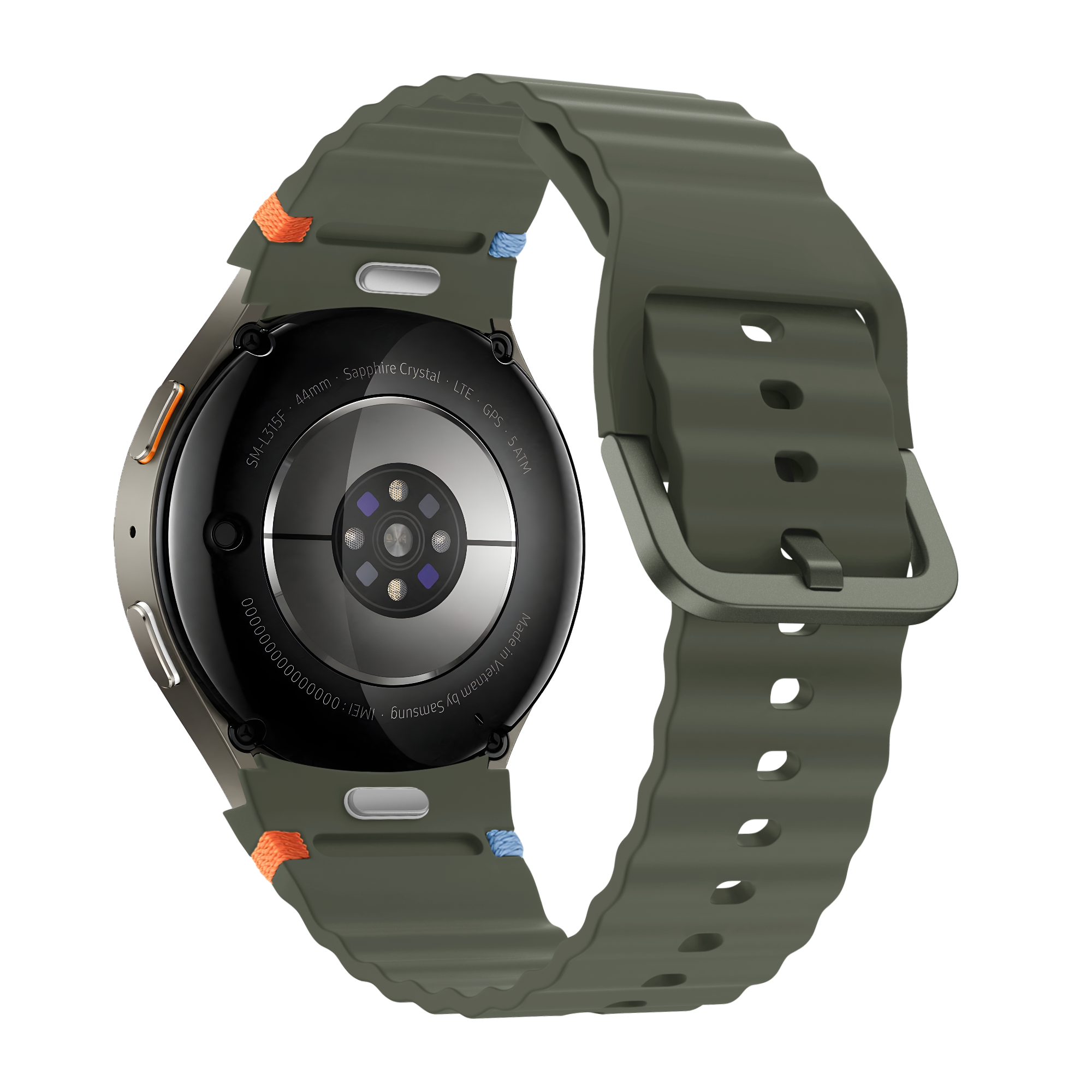 Bandz Correa Wave 'Easy Fit' Samsung Galaxy Watch 5 - 44mm (verde)