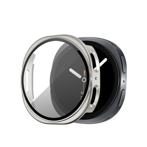 Bandz Funda PC con vidrio Samsung Galaxy Watch 8 - 40mm (blanco estrella)