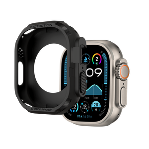 Bandz Funda TPU robusta Apple Watch Ultra - 49mm (negro)