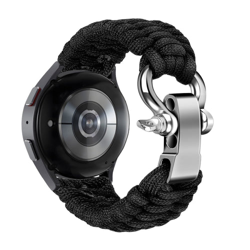 Correa nylon cuerda Coros Apex 4 - 42mm (negro)
