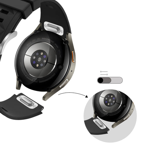 Bandz Correa silicona 'Easy Fit' Huawei Watch GT 5 Pro - 42mm (negro)