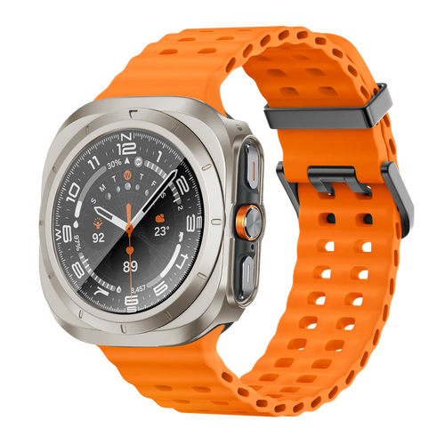 Bandz Samsung Galaxy Watch Ultra PC Case with Glass (Titanium)