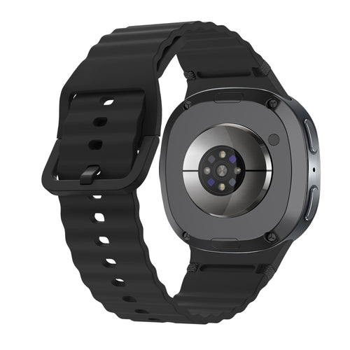 Correa silicona Wave Samsung Galaxy Watch 8 - 44mm (negro)