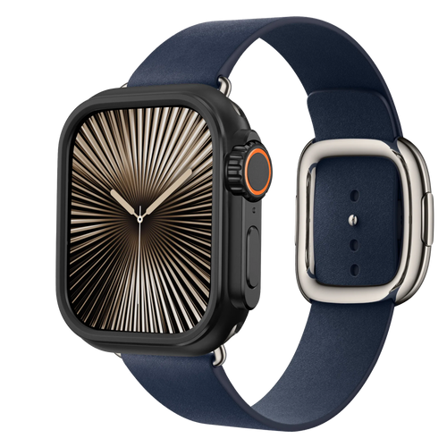 Bandz Funda metálica Apple Watch (negro)