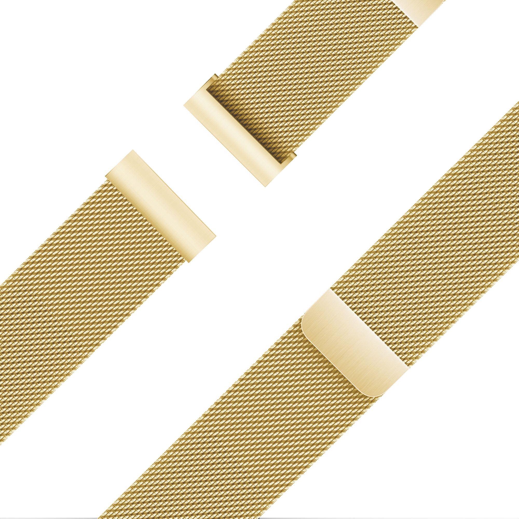 Bandz Garmin Vivomove 3 Milanese Loop Strap (Gold)