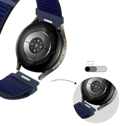 Bandz Correa nylon 'Easy fit' Suunto Vertical 2 (azul)