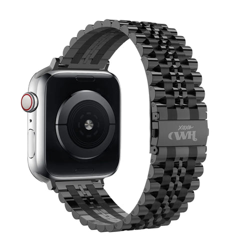 Correa acero xoxo Wildhearts Apple Watch (negro)