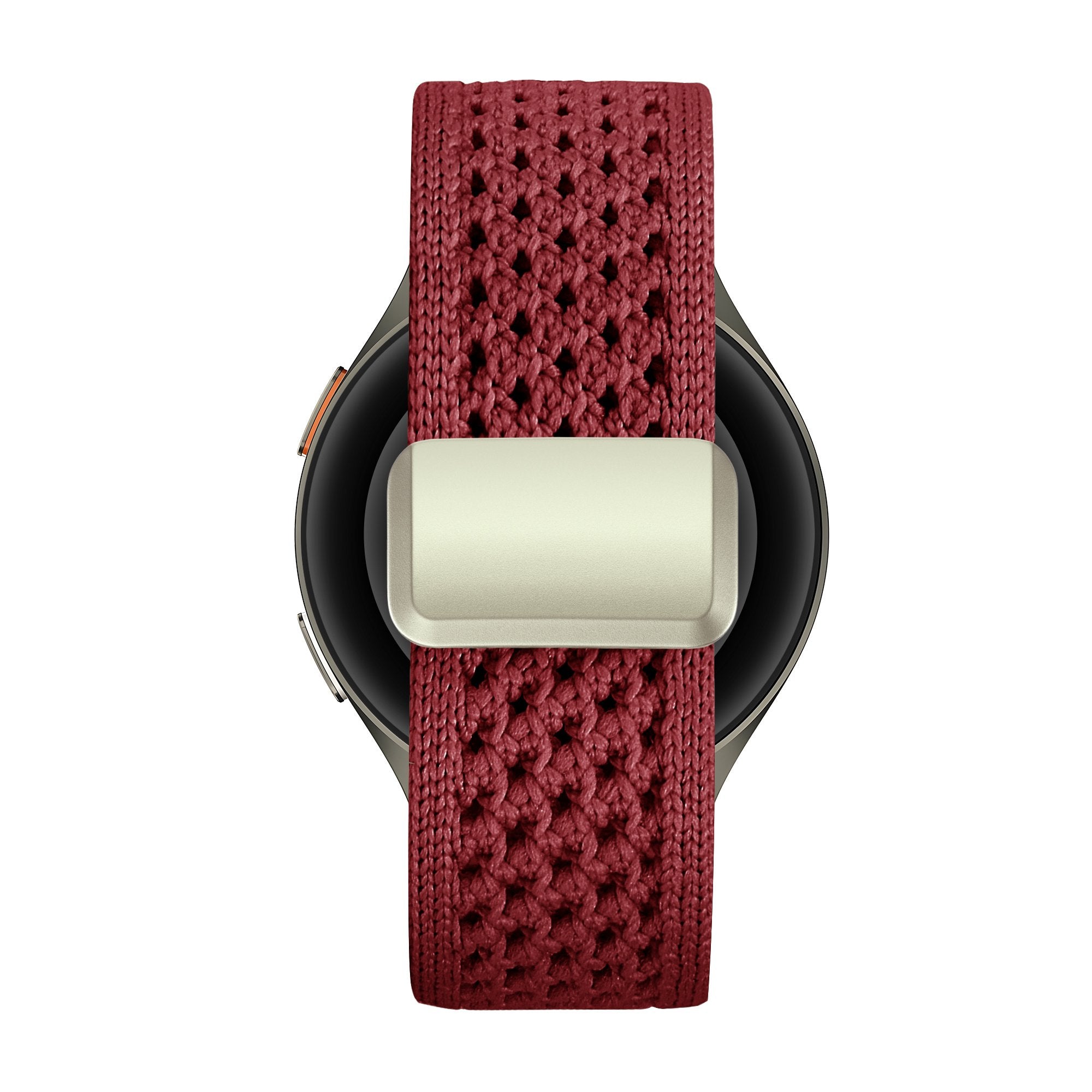 Bandz Garmin Forerunner 245 Vintage Nylon Strap (Wine Red)