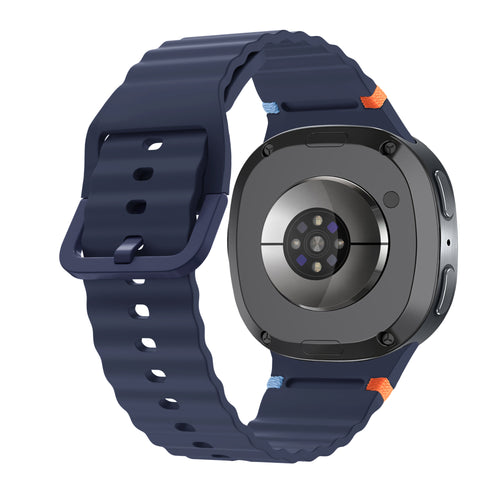 Correa silicona Wave Samsung Galaxy Watch 8 - 44mm (azul oscuro)