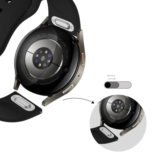 Bandz Correa deportiva 'Easy fit' Amazfit Balance 2 (negro)