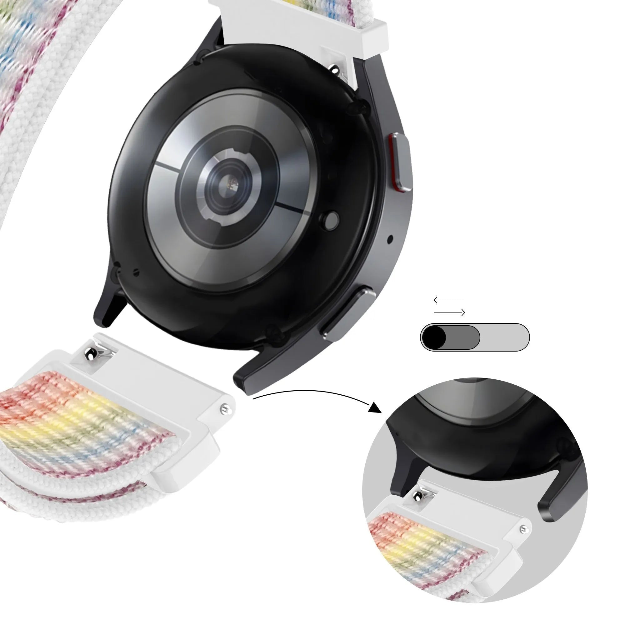 Bandz Correa loop nylon Amazfit Active 2 (multicolor)