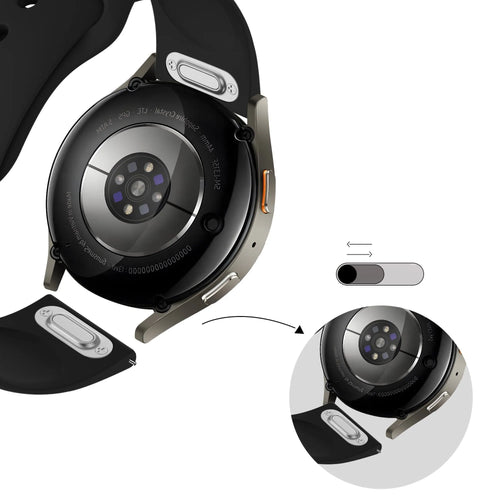 Bandz Correa deportiva 'Easy Fit' Oppo Watch X2 (negro)