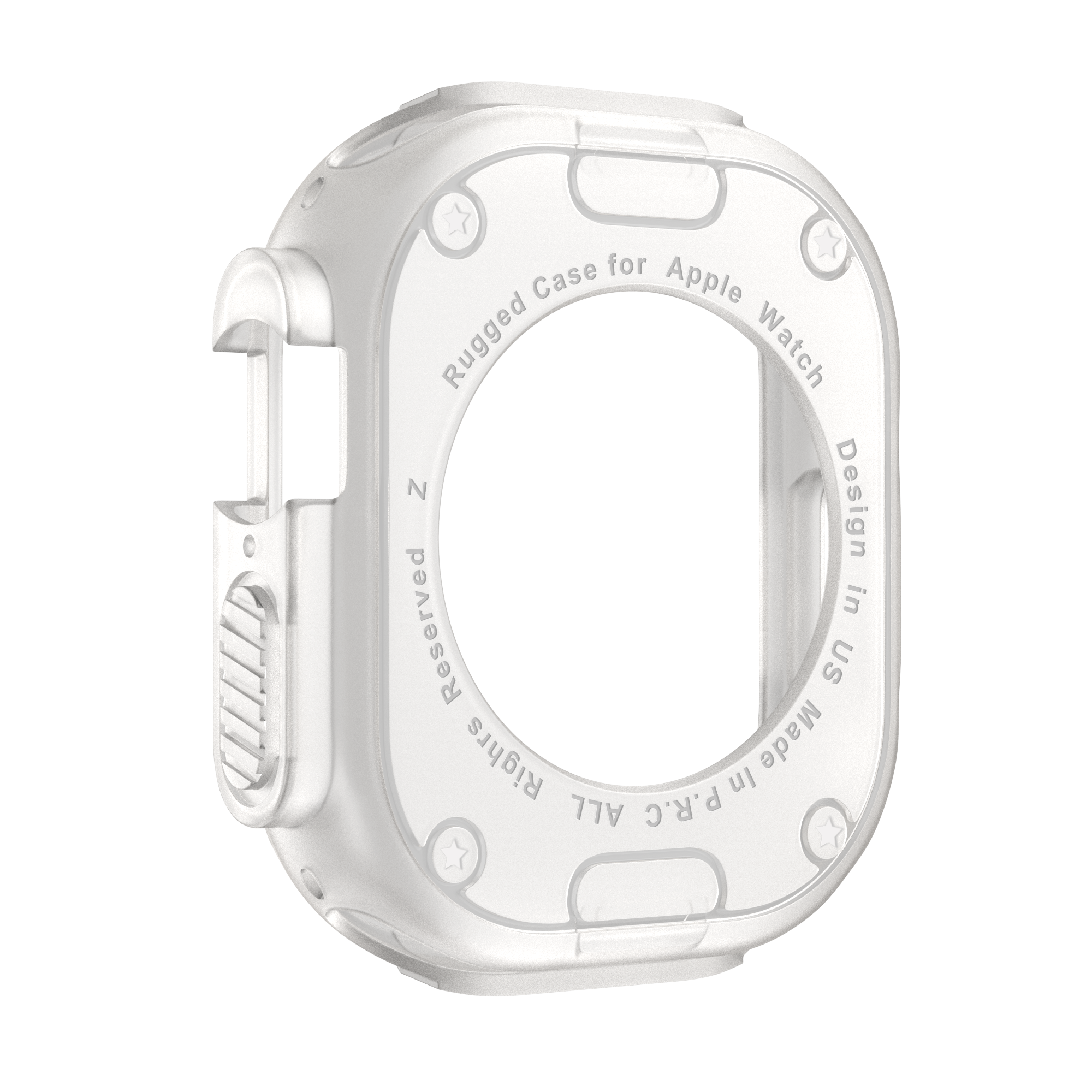 Bandz Funda TPU robusta Apple Watch Ultra - 49mm (transparente)