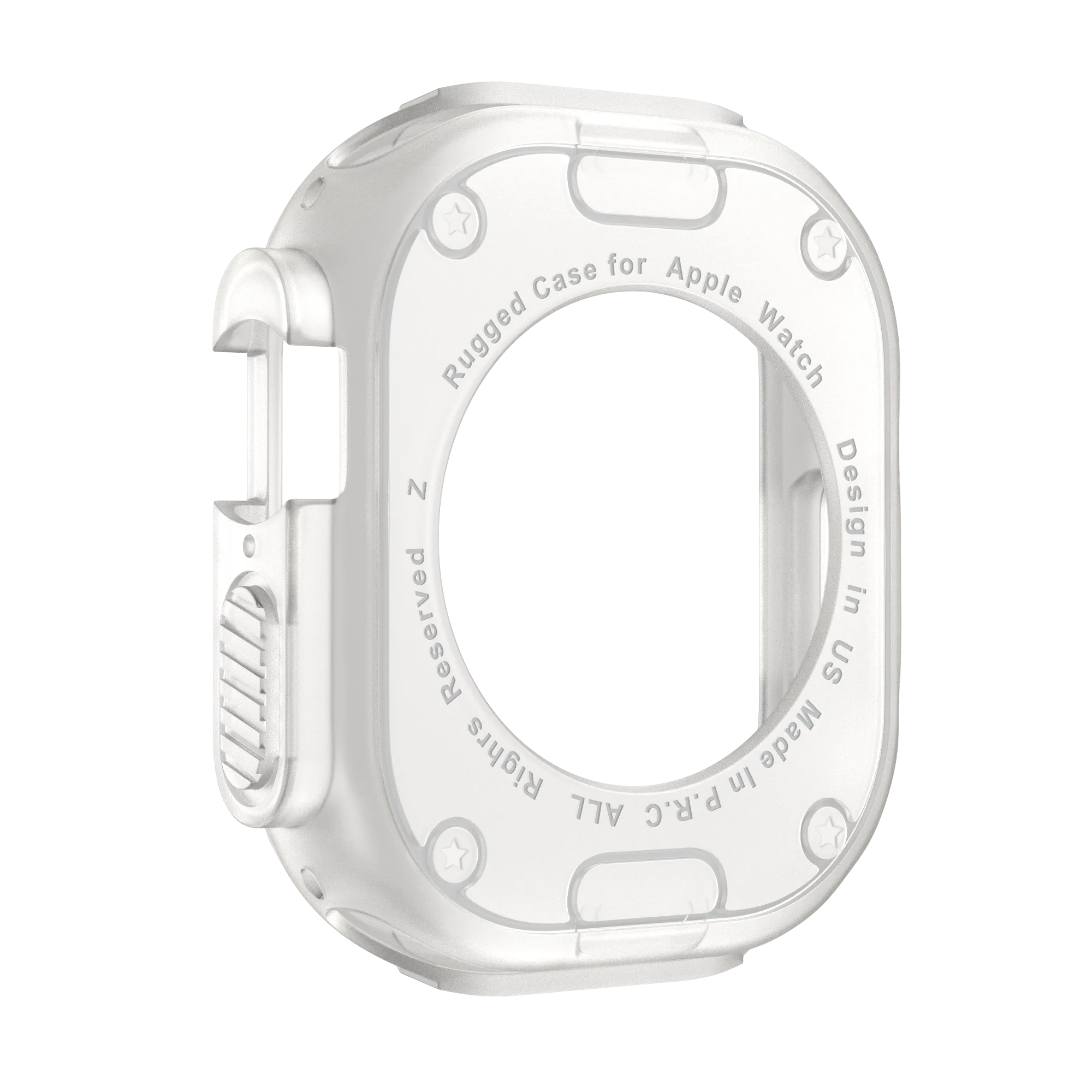 Bandz Funda TPU robusta Apple Watch Ultra - 49mm (transparente)