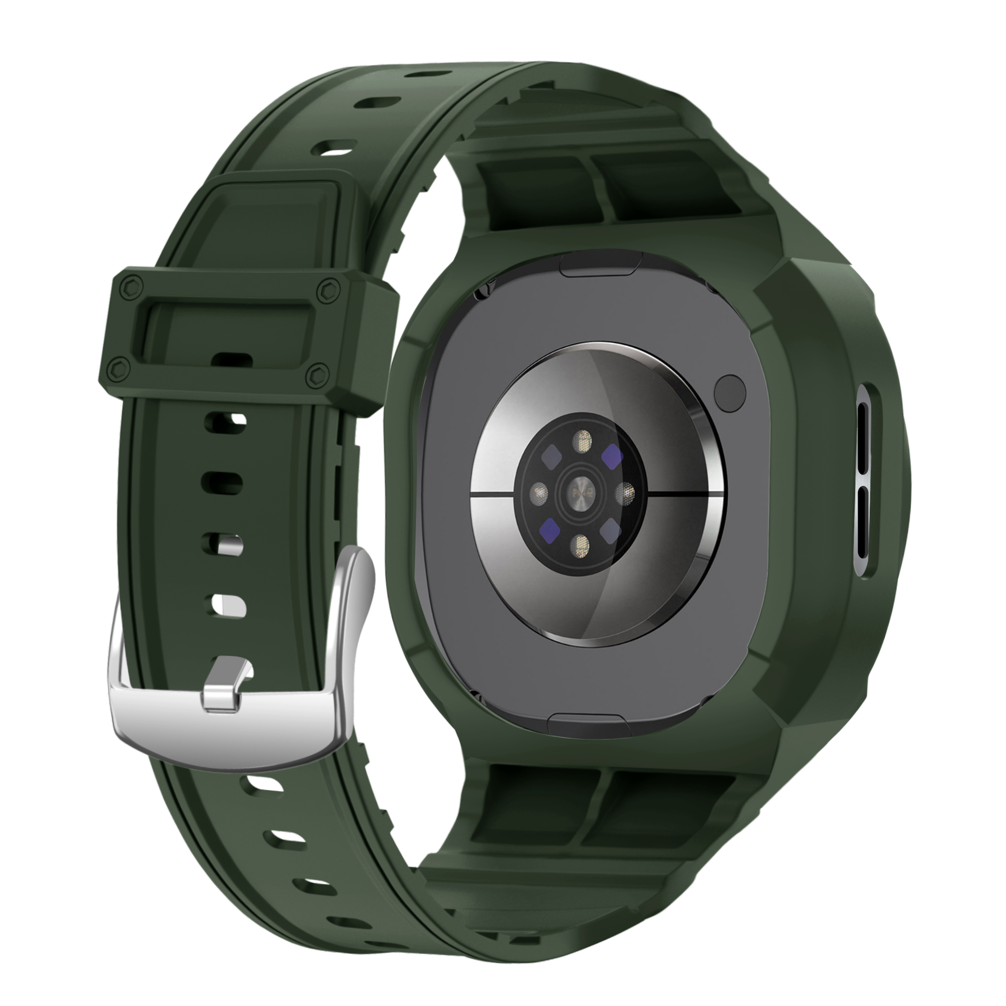 Correa TPU con marco Samsung Galaxy Watch 8 - 40mm (verde)