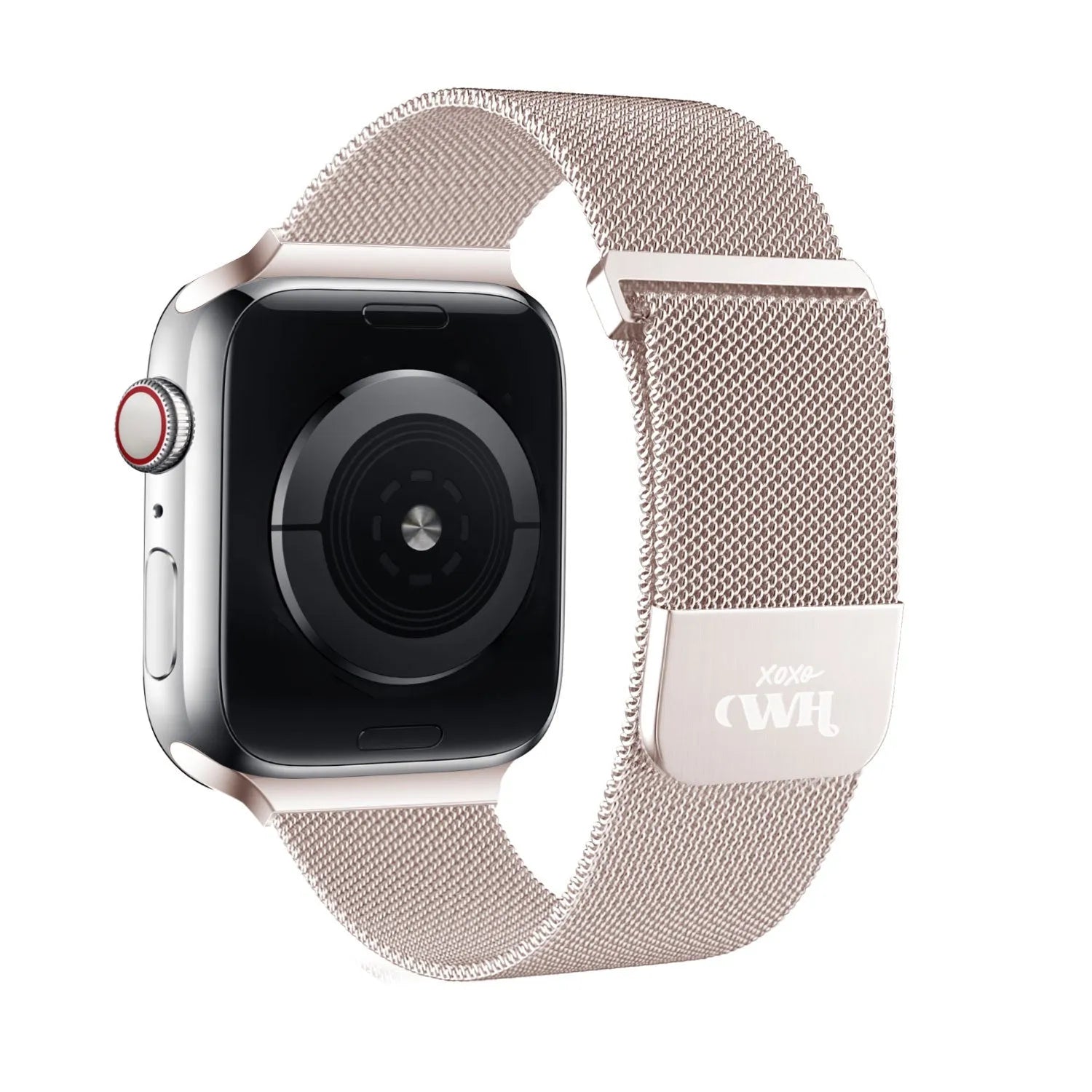 Correa milanesa xoxo Wildhearts Apple Watch (rosado/dorado)