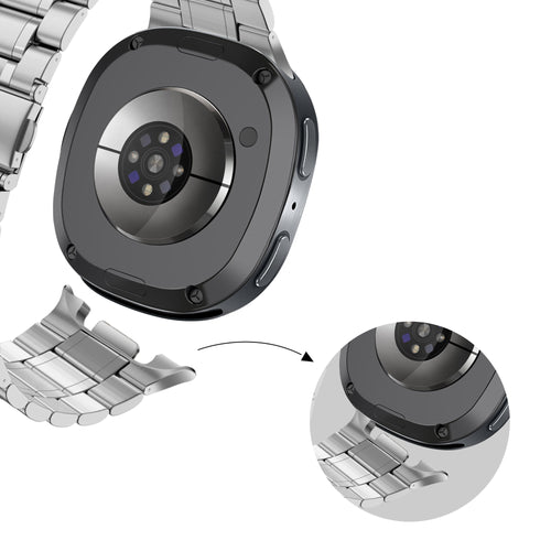 Bandz Correa acero 'De lujo' Samsung Galaxy Watch 8 Classic (plateado)