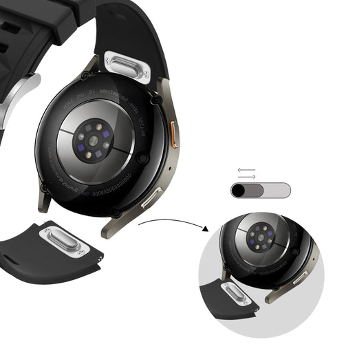 Bandz Correa silicona 'Easy Fit' OnePlus Watch 3 - 43mm (negro)