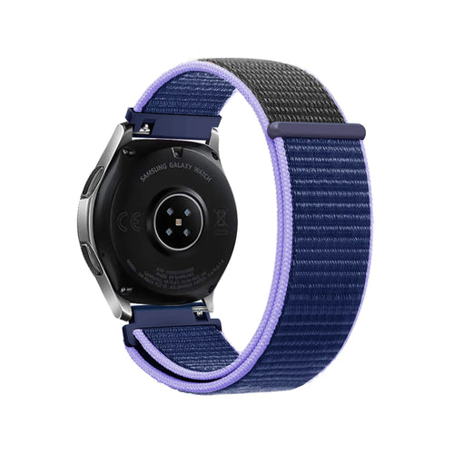 Garmin Vivoactive 4 Nylon Strap (Blue/Black)