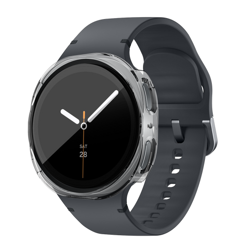 Bandz Samsung Galaxy Watch 8 - 40mm PC Cover with Glass (Transparent)