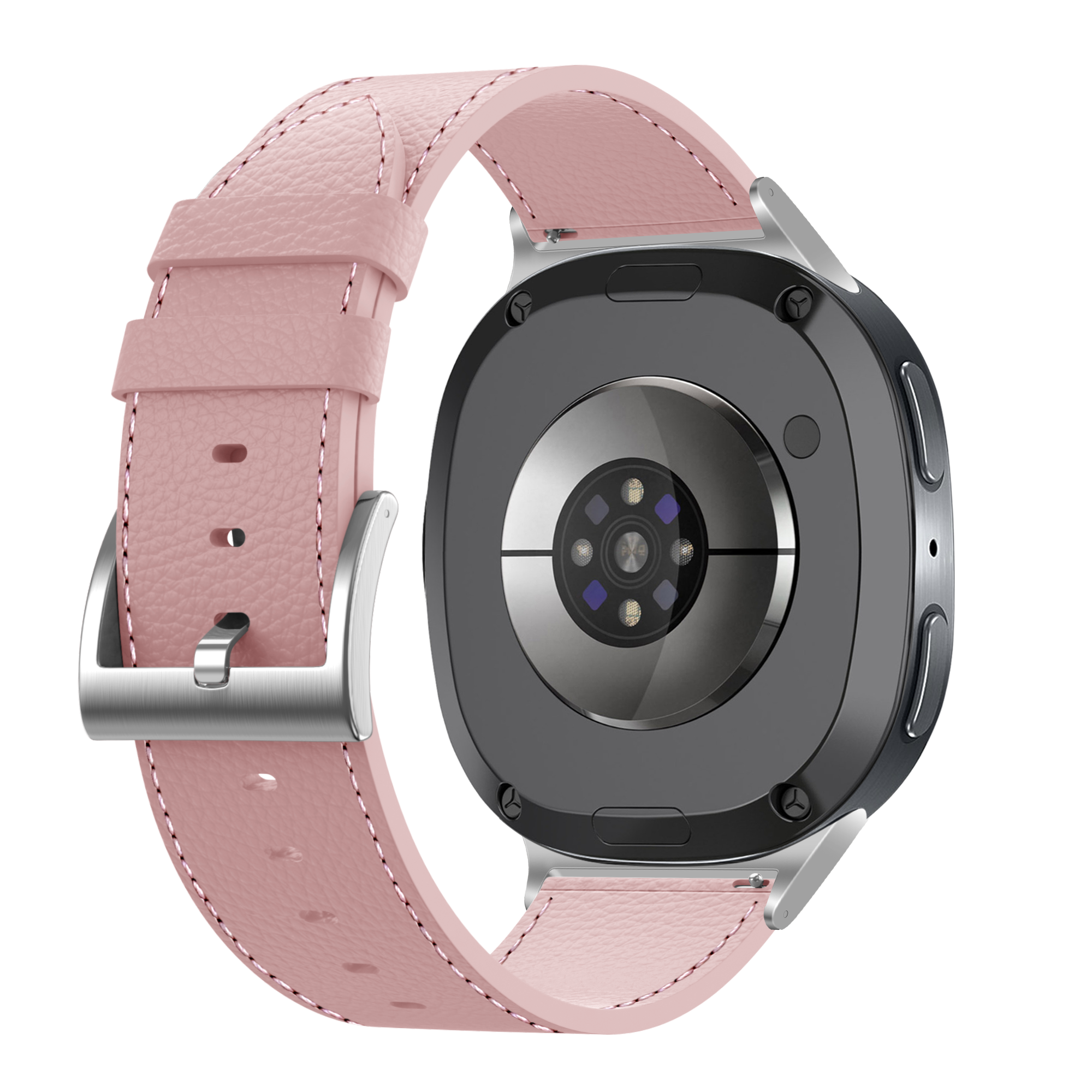 Correa cuero granulado Samsung Galaxy Watch 8 - 44mm (rosa)