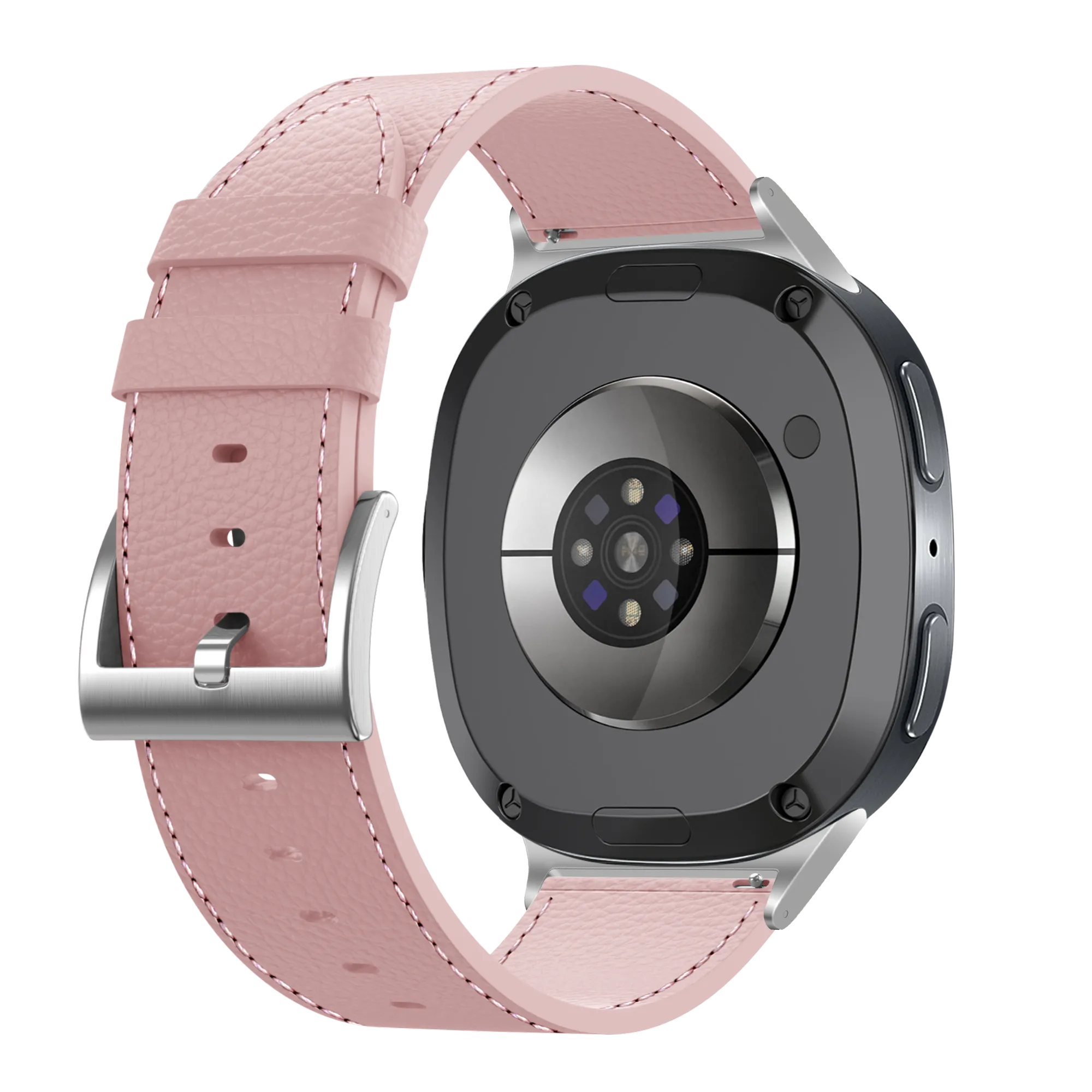 Correa cuero granulado Samsung Galaxy Watch 8 - 44mm (rosa)