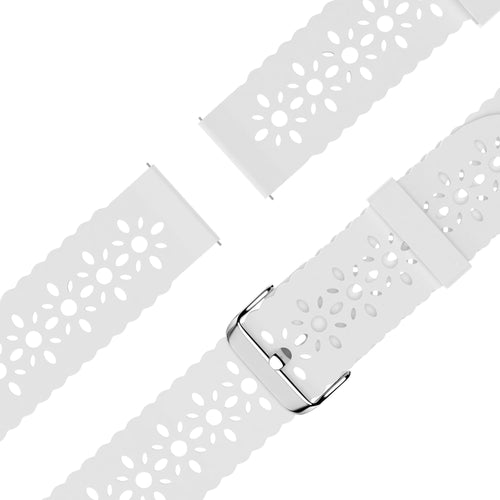 Bandz Coros Apex 2 Patterned Silicone Strap (White)