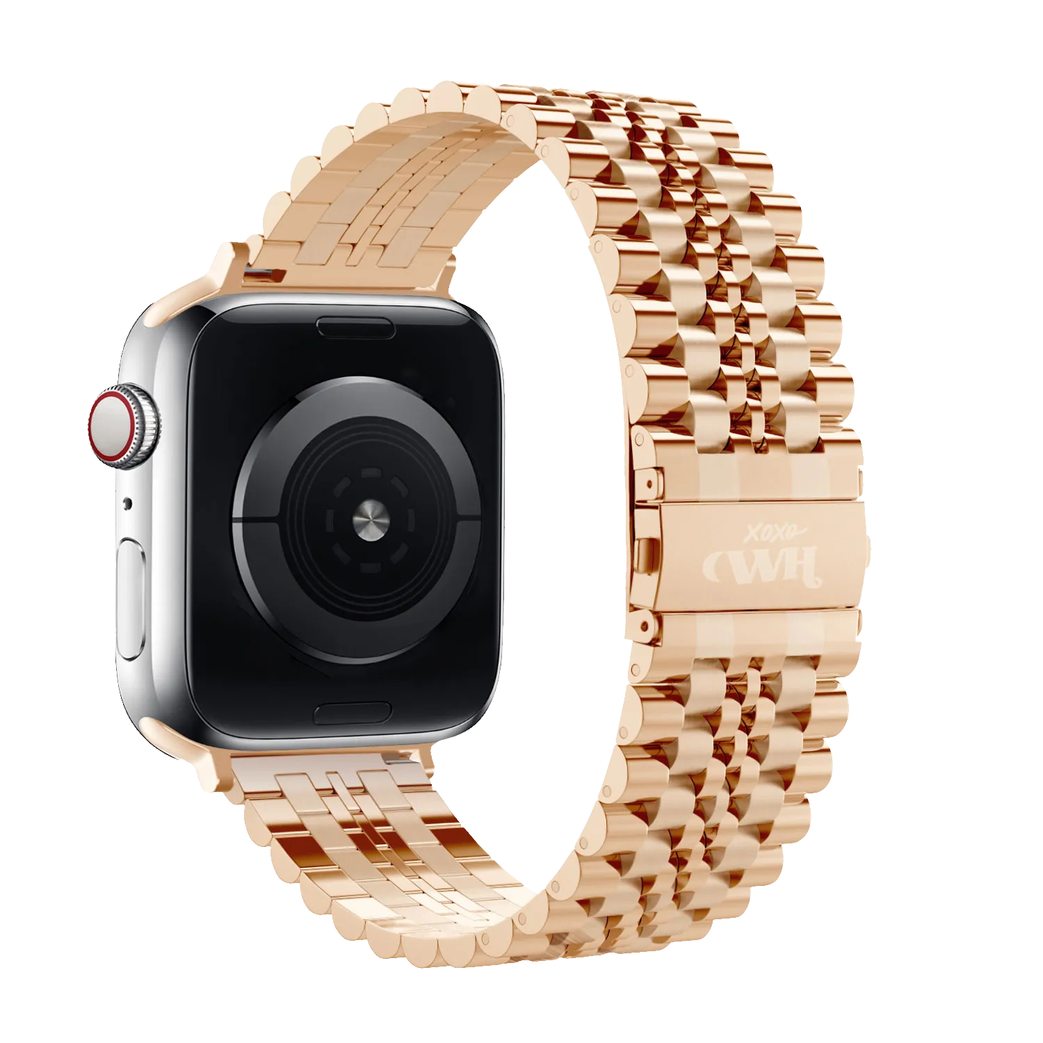 Correa acero xoxo Wildhearts Apple Watch (rosado/dorado)