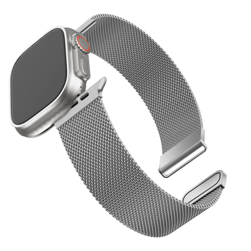 BALR. Correa milanesa Apple Watch (plateada)