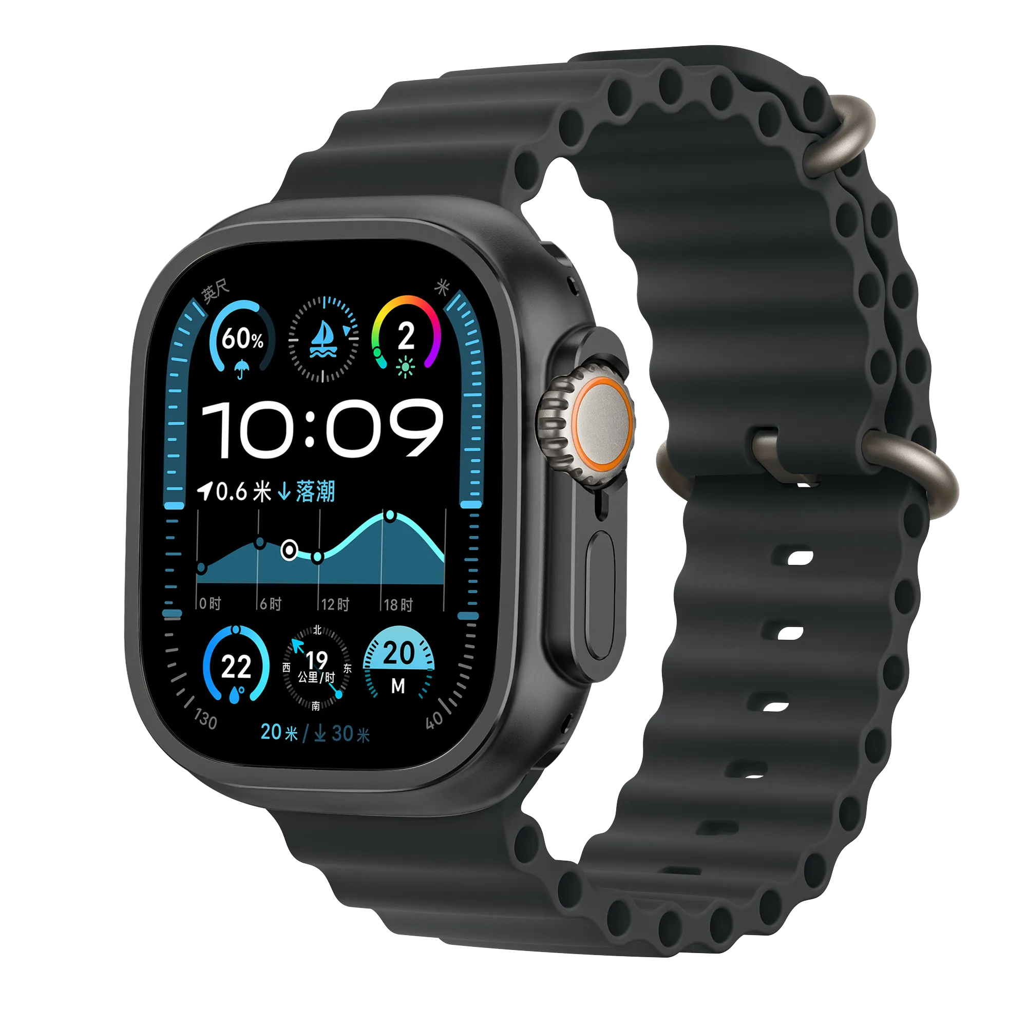 Bandz Funda metálica Apple Watch Ultra - 49mm (negro)