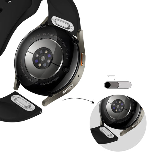 Bandz Correa deportiva 'Easy Fit' Huawei Watch 3 Pro (negro)