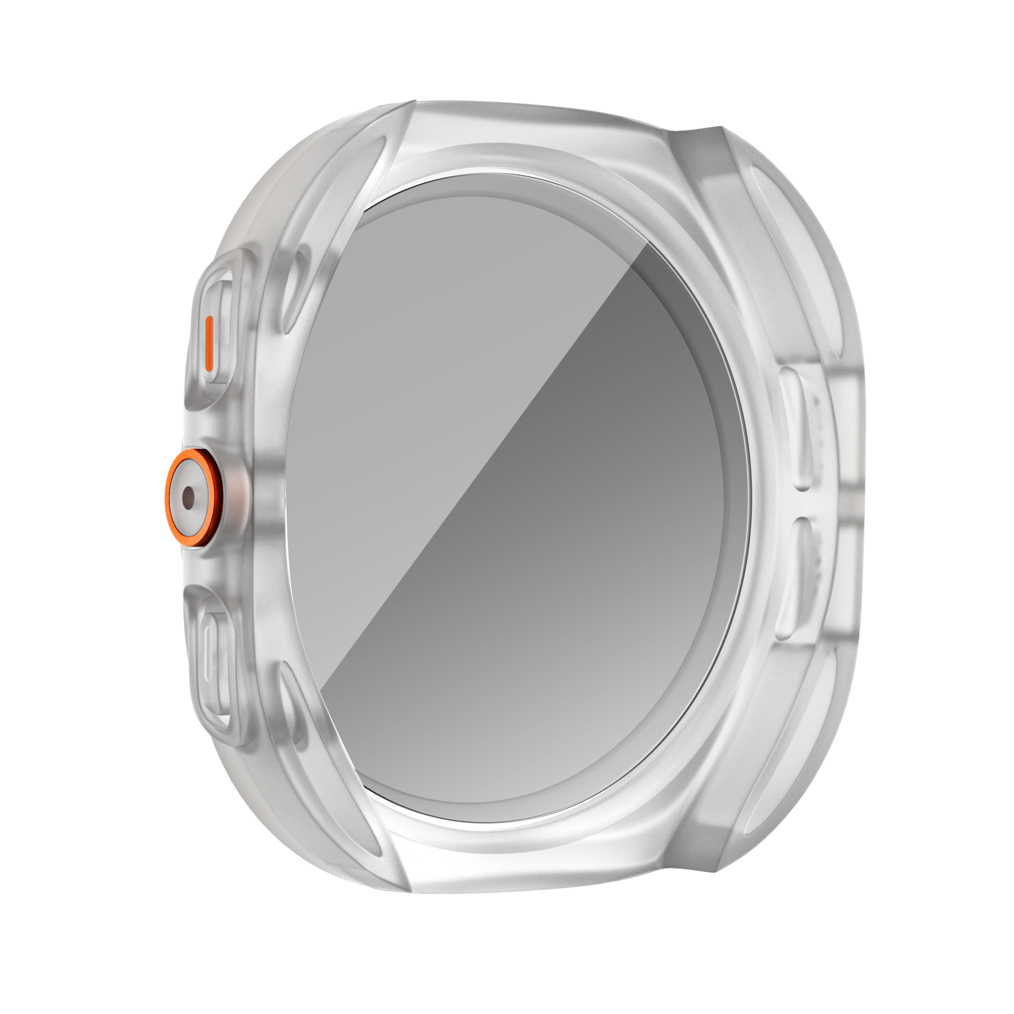 Bandz Samsung Galaxy Watch 7 - 44mm Square PC Case with Glass (Frost)