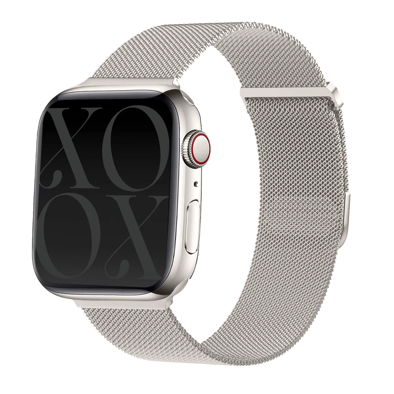 Correa milanesa xoxo Wildhearts Apple Watch (blanco estrella)