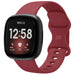 Correa silicona clásica Fitbit Versa 4 (vino rojo)