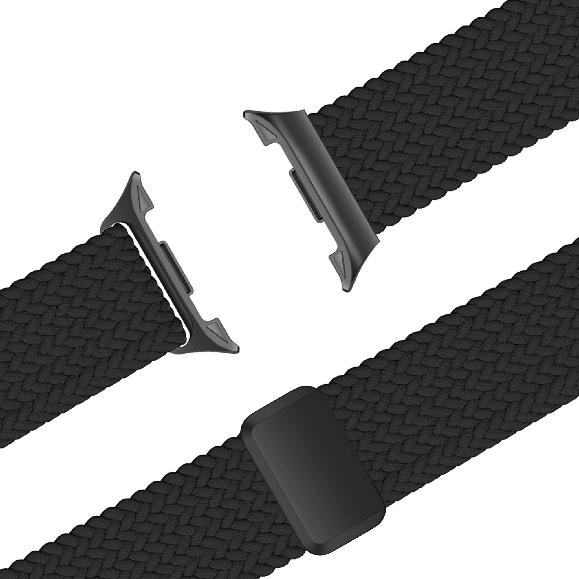 Bandz Samsung Galaxy Watch 8 Classic Magnetic Braided Strap (Black)