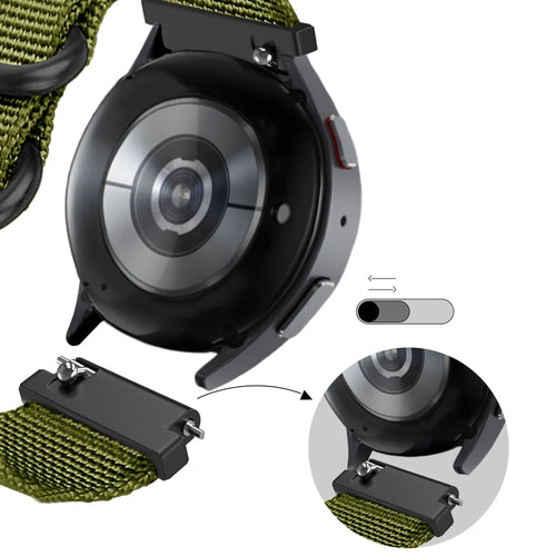 Bandz Correa nylon con hebilla Levowatch Tiny (verde)