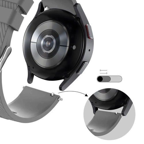 Bandz Levowatch Tiny Silicone Strap 'Deluxe' (Grey)