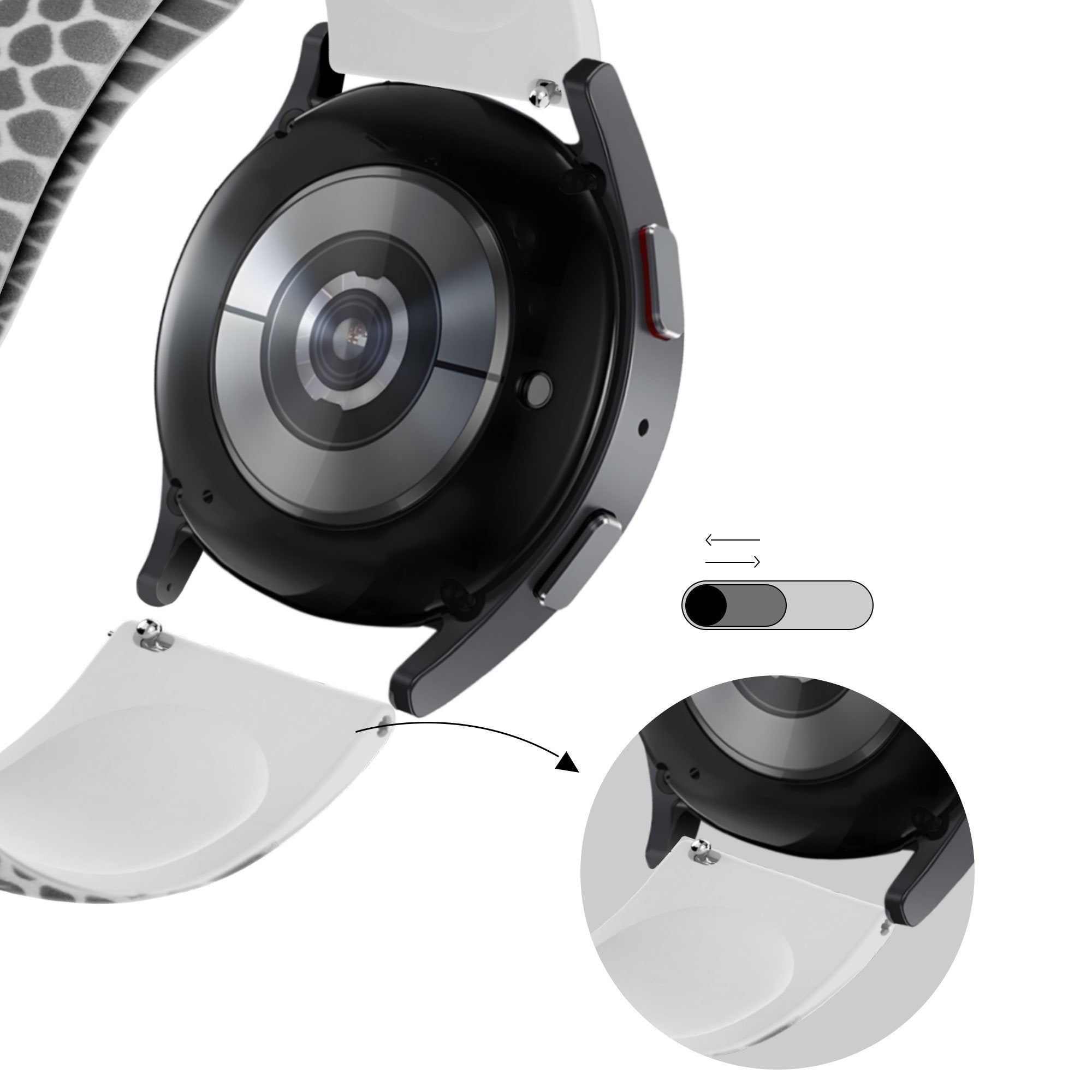 Bandz Correa silicona 'Serpiente' Amazfit Active 2