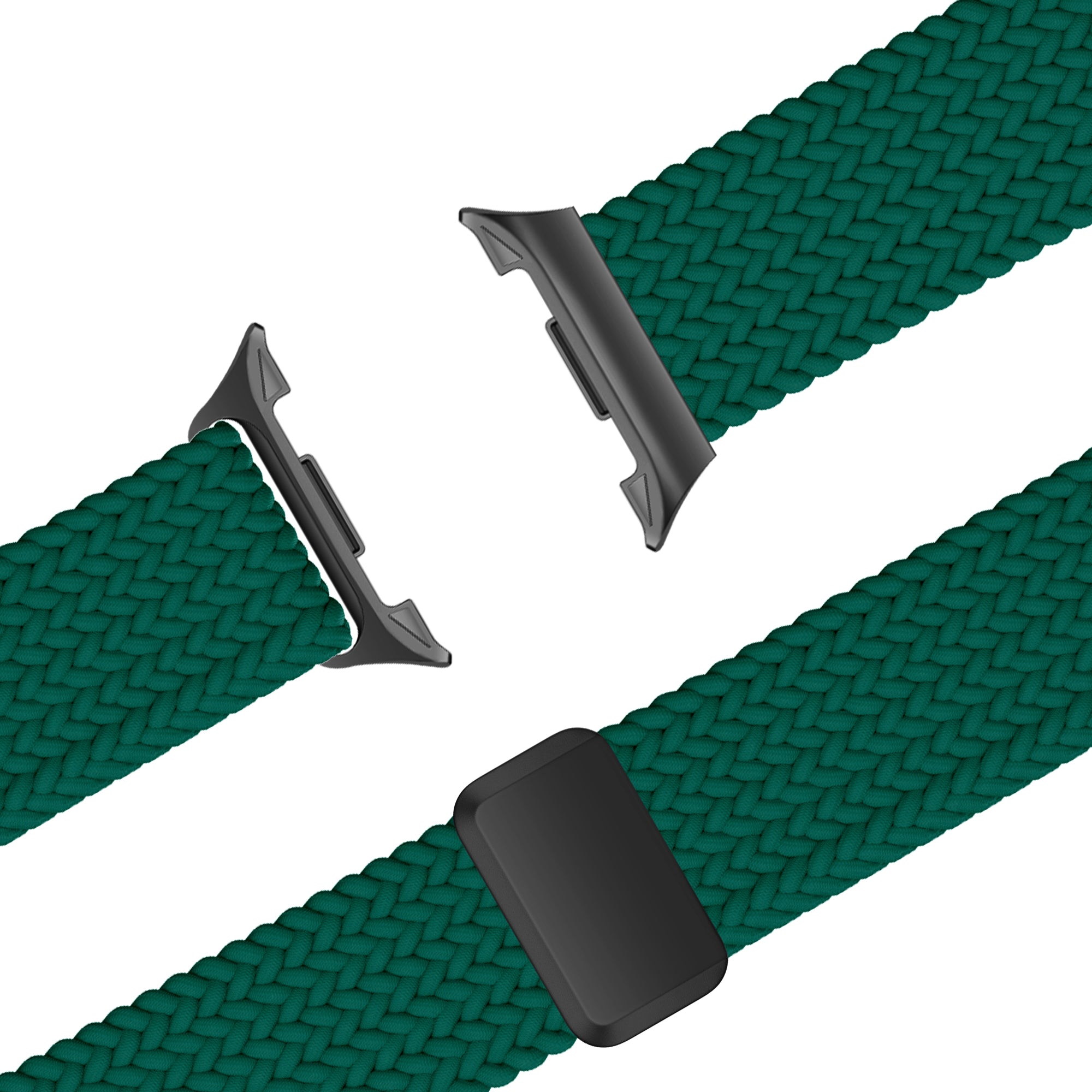 Bandz Samsung Galaxy Watch 8 - 40mm Magnetic Braided Strap (Green)