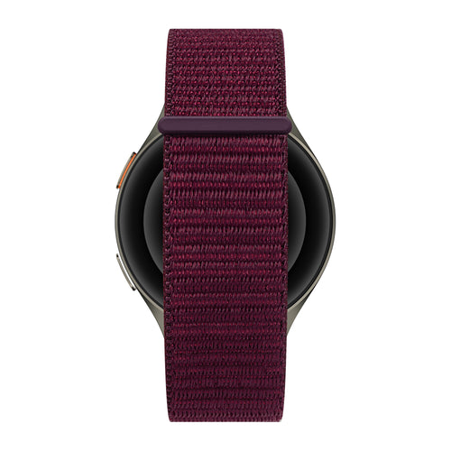 Bandz Huawei Watch GT 5 Pro - 42mm Nylon Strap 'Easy Fit' (Plum)